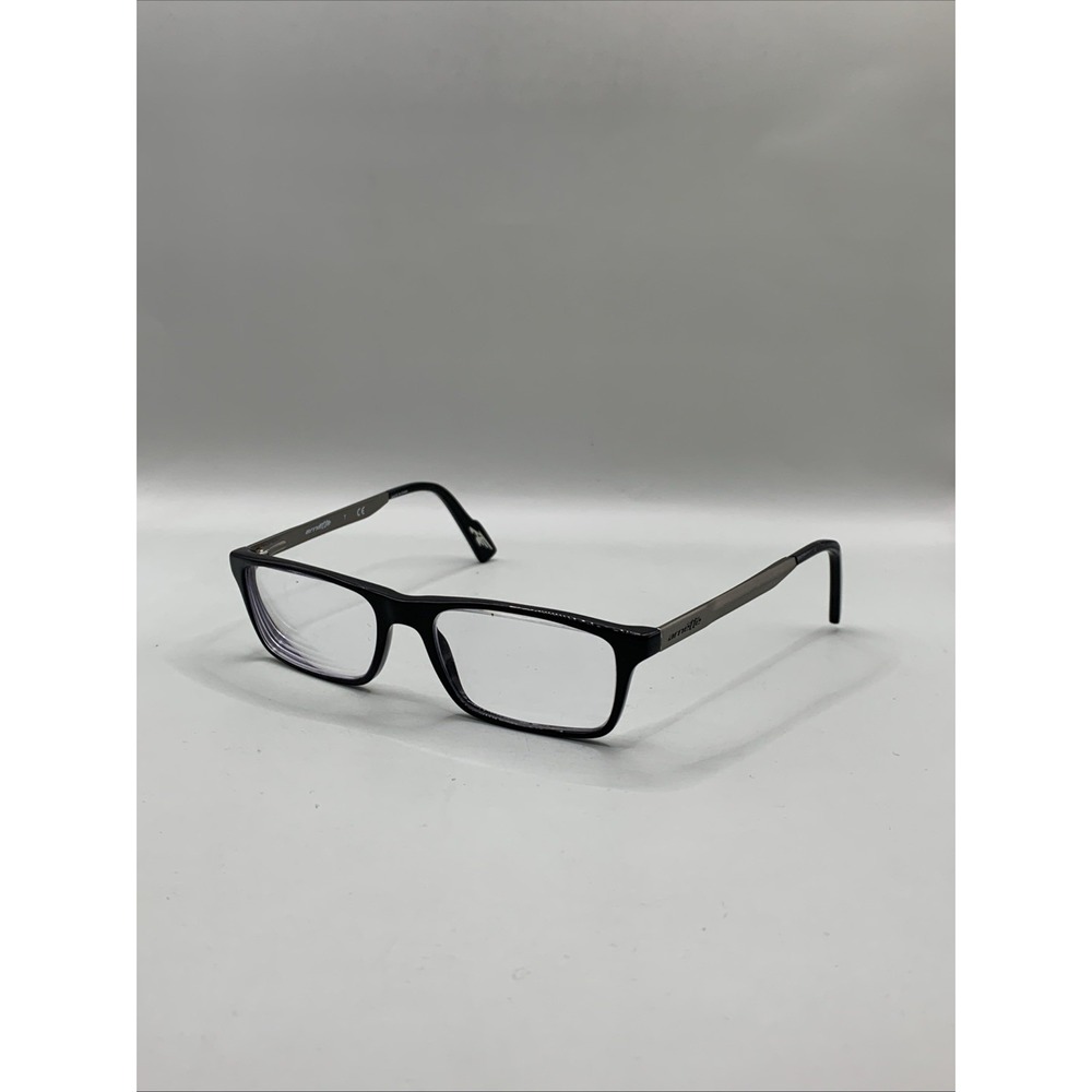 Arnette Eyeglasses 7051 1143 51-16-140 Black Rectangle Full Rim Frame Only